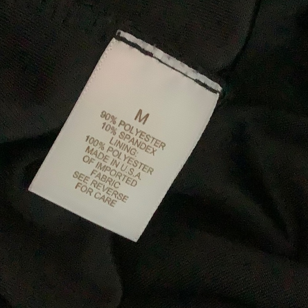 Elegant Black Velvet Peplum Off Shoulder Dress Size M Whimsigoth Vintage - Picture 13 of 16